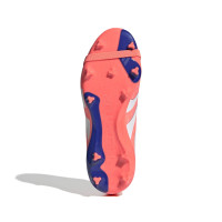 adidas Predator League FT Gras / Kunstgras Voetbalschoenen (MG) Oranje Wit Blauw