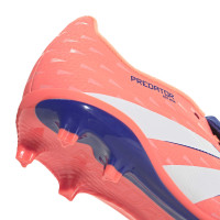 adidas Predator League FT Gras / Kunstgras Voetbalschoenen (MG) Oranje Wit Blauw