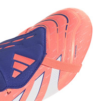 adidas Predator League FT Gras / Kunstgras Voetbalschoenen (MG) Oranje Wit Blauw