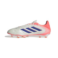 adidas Copa Pure III Pro Gras Voetbalschoenen (FG) Gebroken Wit Blauw Roze