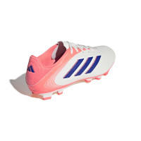 adidas Copa Pure III Club Gras / Kunstgras Voetbalschoenen (MG) Gebroken Wit Blauw Roze