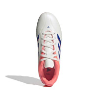adidas Copa Pure III Club Grass/Artificial Grass Football Boots (MG) Kids Off White Blue Pink