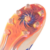 adidas F50 Sparkfusion Elite Low Gras / Kunstgras Voetbalschoenen (MG) Dames Oranje Blauw