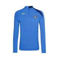 Nike Tottenham Hotspur Strike Trainingspak 1/4-Zip 2025-2026 Blauw Donkerblauw Felgeel