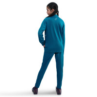Nike Kylian Mbappé Academy Trainingspak Full-Zip Kids Blauwgroen Lichtblauw