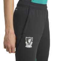 adidas Liverpool Trainingspak 1/4-Zip Europees 2025-2026 Kids Groen Zwart Wit