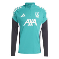 adidas Liverpool Trainingspak 1/4-Zip Europees 2025-2026 Groen Zwart Wit