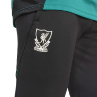 adidas Liverpool Trainingspak 1/4-Zip Europees 2025-2026 Groen Zwart Wit