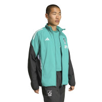 adidas Liverpool Presentation European Training Jacket 2025-2026 Green White Black