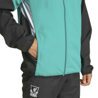 adidas Liverpool Presentation European Training Jacket 2025-2026 Green White Black
