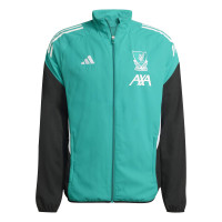 adidas Liverpool Presentation European Training Jacket 2025-2026 Green White Black
