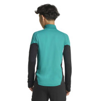 adidas Liverpool Trainingspak 1/4-Zip Europees 2025-2026 Kids Groen Zwart Wit