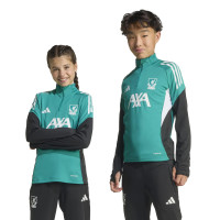 adidas Liverpool Trainingspak 1/4-Zip Europees 2025-2026 Kids Groen Zwart Wit