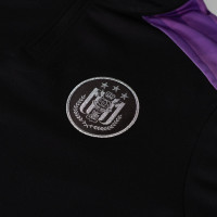 Joma RSC Anderlecht Training sweater 1/4-Zip 2025-2026 Black Purple