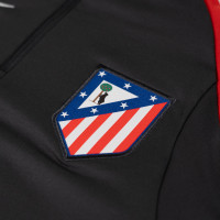 Nike Atletico Madrid Strike Trainingstrui 1/4-Zip 2025-2026 Grijs Rood Wit