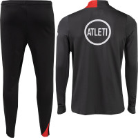 Nike Atletico Madrid Strike Tracksuit 1/4-Zip 2025-2026 Grey Black Red White