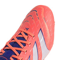 adidas Predator League Gras / Kunstgras Voetbalschoenen (MG) Oranje Wit Blauw