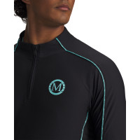Under Armour x Mansory Challenger Training sweater 1/4-Zip Black Turquoise
