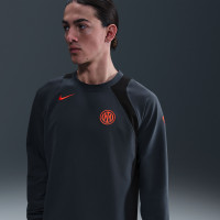 Nike Inter Milan Total 90 Trainingspak 2025-2026 Donkerblauw Oranjeroze