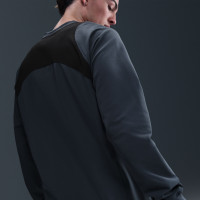 Nike Inter Milan Total 90 Trainingstrui 2025-2026 Donkerblauw Oranjeroze