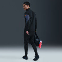 Nike Inter Milan Strike Full-Zip Tracksuit 2025-2026 Black Dark Blue Orange