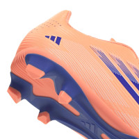 adidas F50 Club Grass/Artificial Grass Football Boots (MG) Kids Orange Blue White