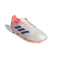 adidas Copa Pure III Elite Gras / Kunstgras Voetbalschoenen (MG) Kids Gebroken Wit Blauw Roze