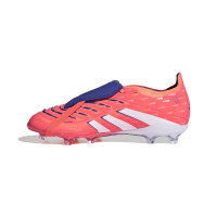 adidas Predator Elite FT Gras Voetbalschoenen (FG) Kids Oranje Wit Blauw