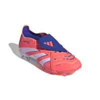 adidas Predator Elite FT Gras Voetbalschoenen (FG) Kids Oranje Wit Blauw