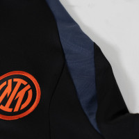 Nike Inter Milan Strike Trainingspak 1/4-Zip 2025-2026 Zwart Donkerblauw Oranje