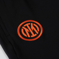 Nike Inter Milan Strike Trainingsbroek 2025-2026 Zwart Donkerblauw Oranje