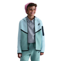 Nike Tech Fleece Sportswear Tracksuit Kids Grey Light Blue