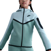 Nike Tech Fleece Sportswear Tracksuit Kids Grey Light Blue