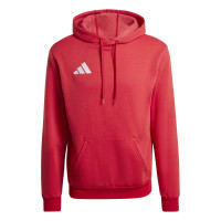 adidas Entrada 26 Hoodie Rood Wit