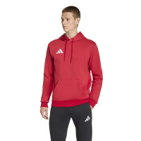 adidas Entrada 26 Hoodie Joggingpak Rood Zwart