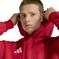 adidas Entrada 26 Hoodie Joggingpak Rood Zwart