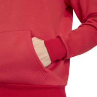 adidas Entrada 26 Hoodie Rood Wit