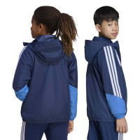 adidas Tiro 26 Competition Allweather Jack Kids Donkerblauw Blauw