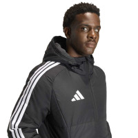 adidas Tiro 26 League Long Winter Jacket Black White