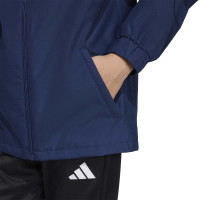 adidas Entrada 26 Allweather Training Jacket Kids Dark Blue White