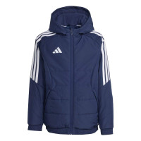 adidas Tiro 26 Kids Winter Jacket Dark Blue White