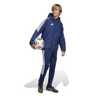 adidas Tiro 26 Kids Winter Jacket Dark Blue White