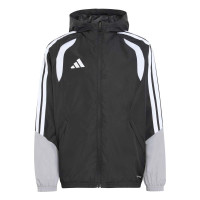 adidas Tiro 26 Competition Allweather Jacket Kids Black Grey