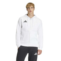 adidas Entrada 26 Sweatsuit Full-Zip Vest White Black