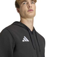 adidas Entrada 26 Sweatsuit Full-Zip Vest Black White