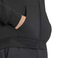 adidas Entrada 26 Sweatsuit Full-Zip Vest Black White