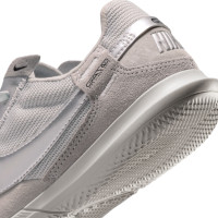 Nike Streetgato Kids Street Football Shoes Grey Silver