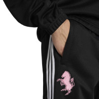 adidas Juventus Lifestyler Trainingsbroek Zwart Wit Roze