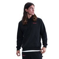 Nike Atletico Madrid Jogging Suit Hooded 2025-2026 Black Red