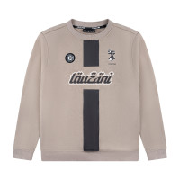 Touzani Chagoi Maruten Crew Trainingspak Kids Beige Zwart